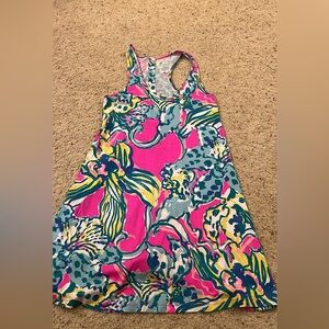 Vibrant Floral Sleeveless Dress Lily Pulitzer